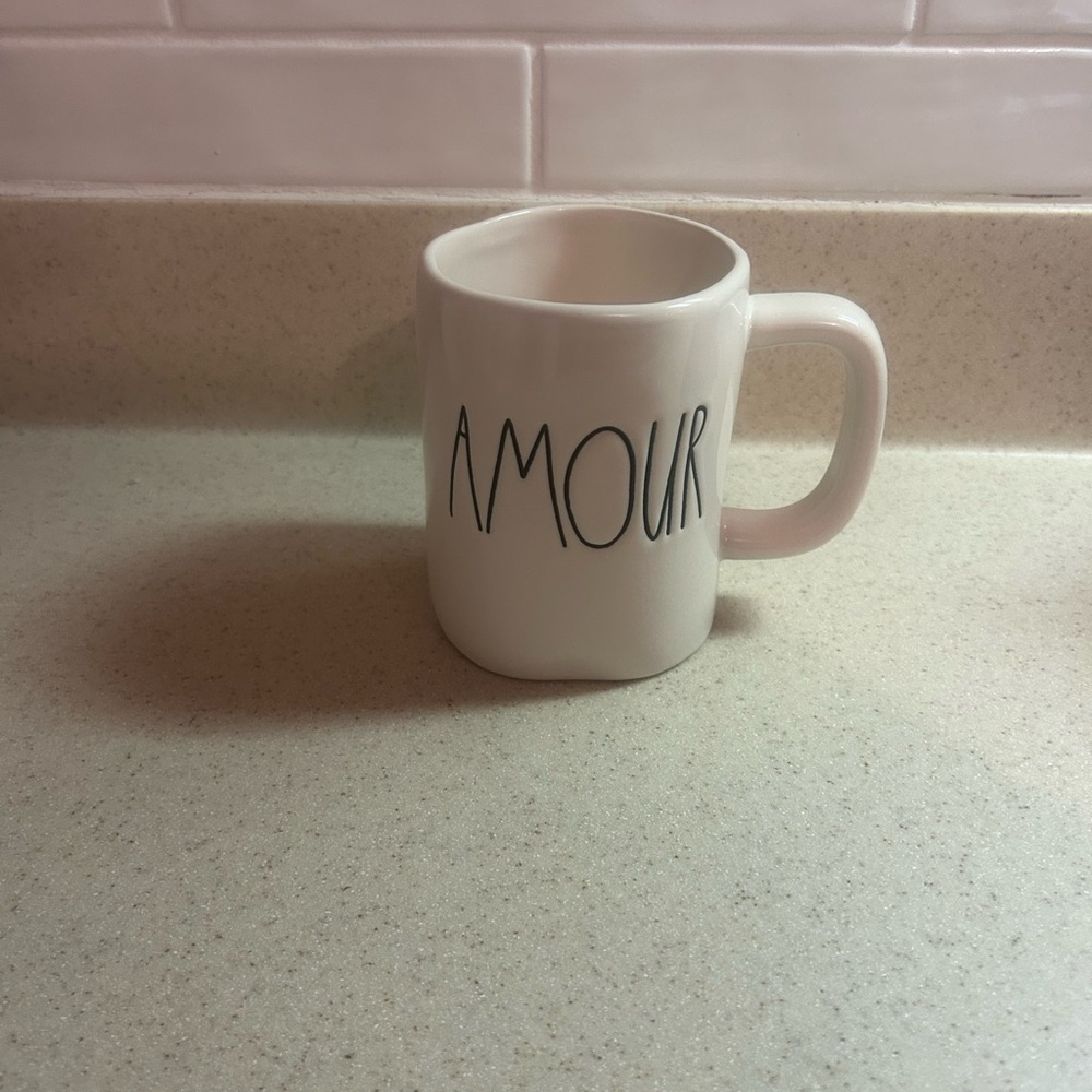 Rae Dunn Amour Cream Mug